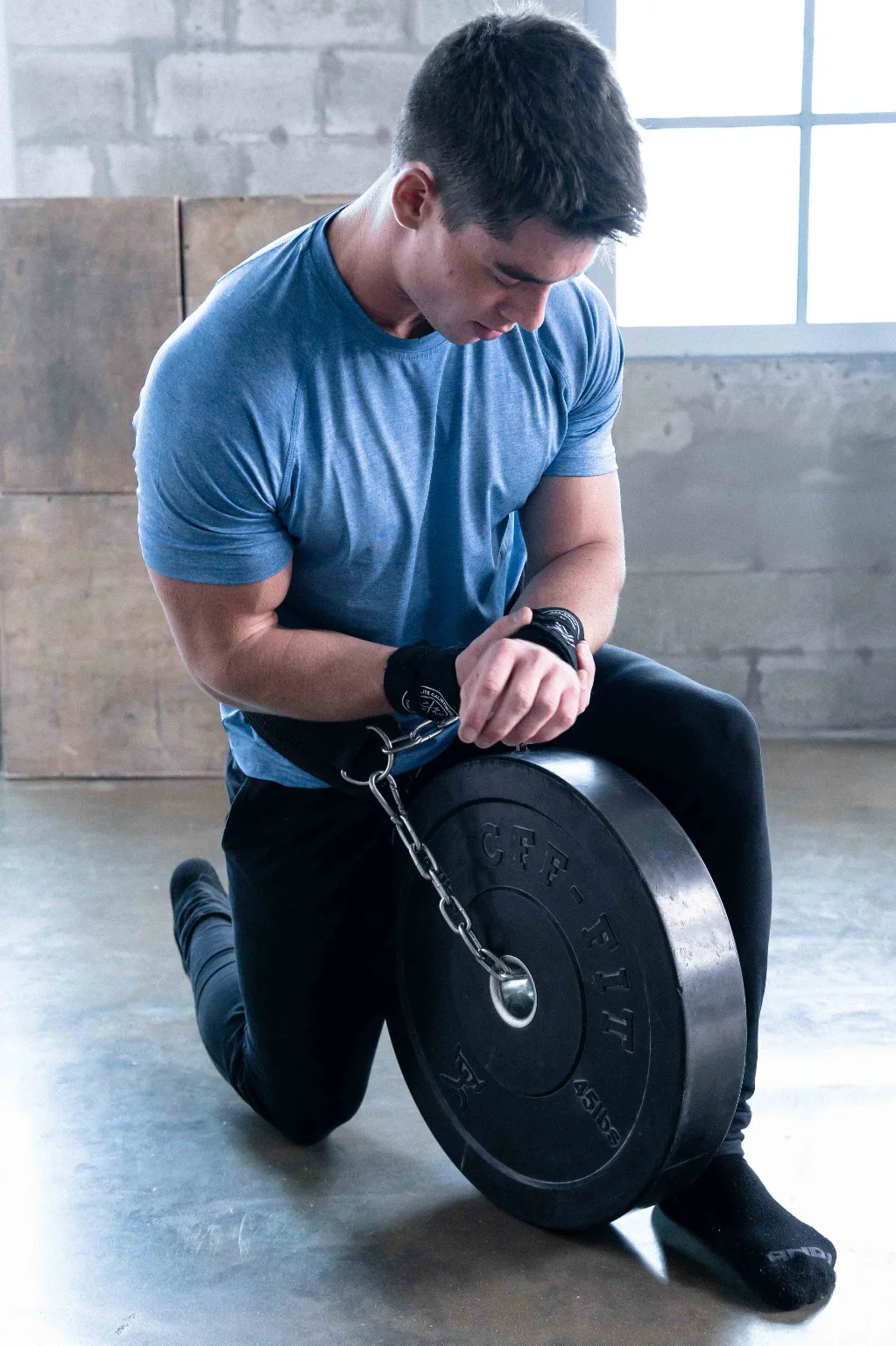 Thenx  Premium Athletic Blue T-Shirt - Image 3