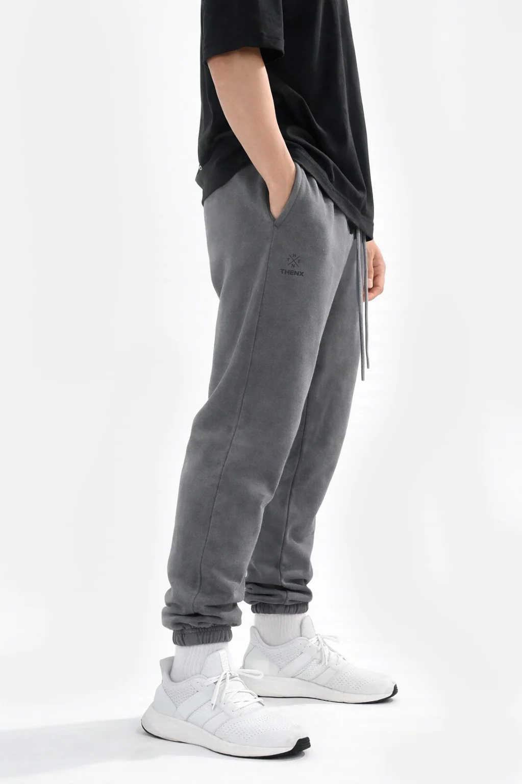 Thenx Joggers - Solid Grey - Image 3
